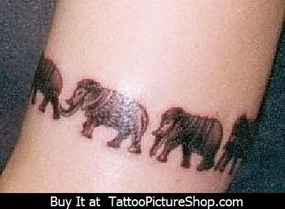 Фото и значение татуировки " Слон ". X_cac8e254
