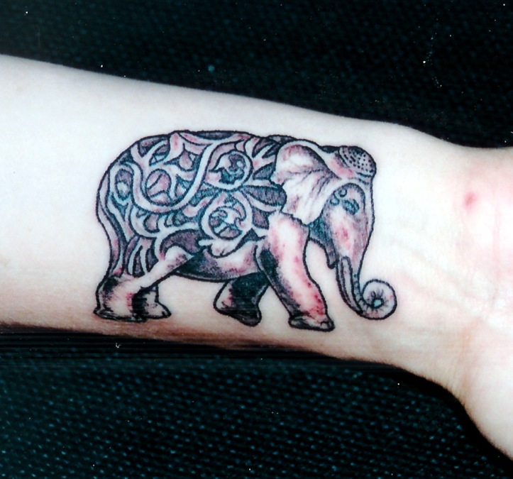 Фото и значение татуировки " Слон ". Y_43fbfd76